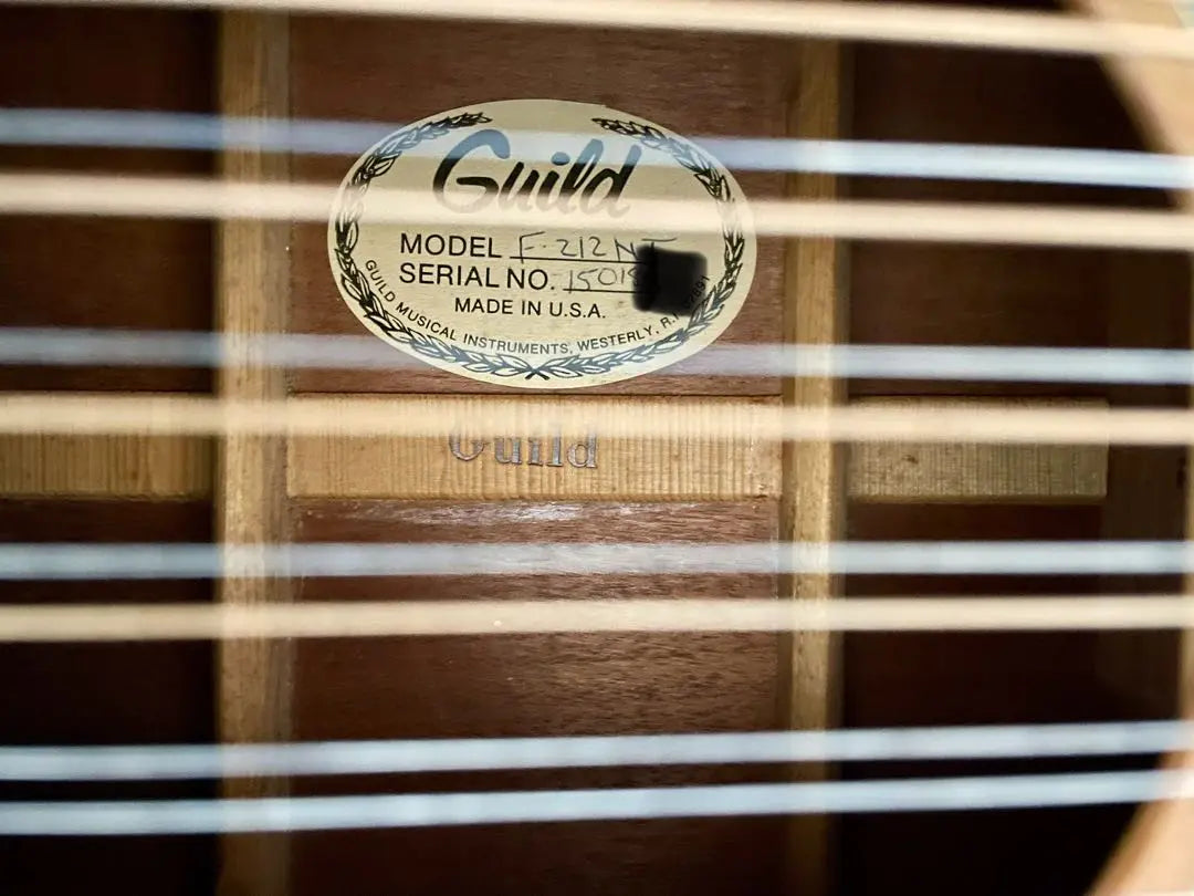 GUILD F-212NT 12 string guitar 1974 | Guild F-212NT 12弦ギター 1974年