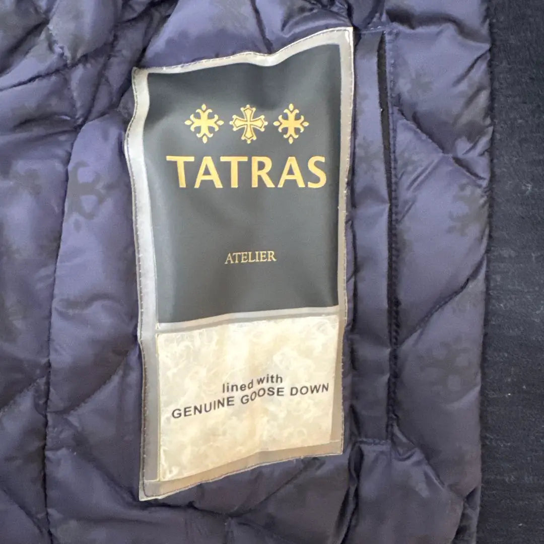 TATRAS Long Down Coat Navy 02 M Size Atelier Line | タトラス TATRAS ロング ダウンコート 紺 02 Mサイズ アトリエライン