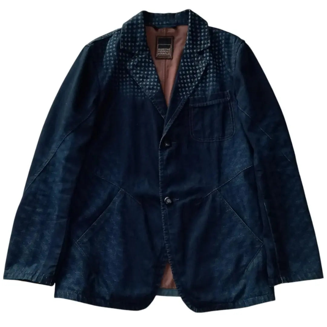 Rinse Marito Fran Sowzyl Boe Stretch Indigo Denim Jacket M