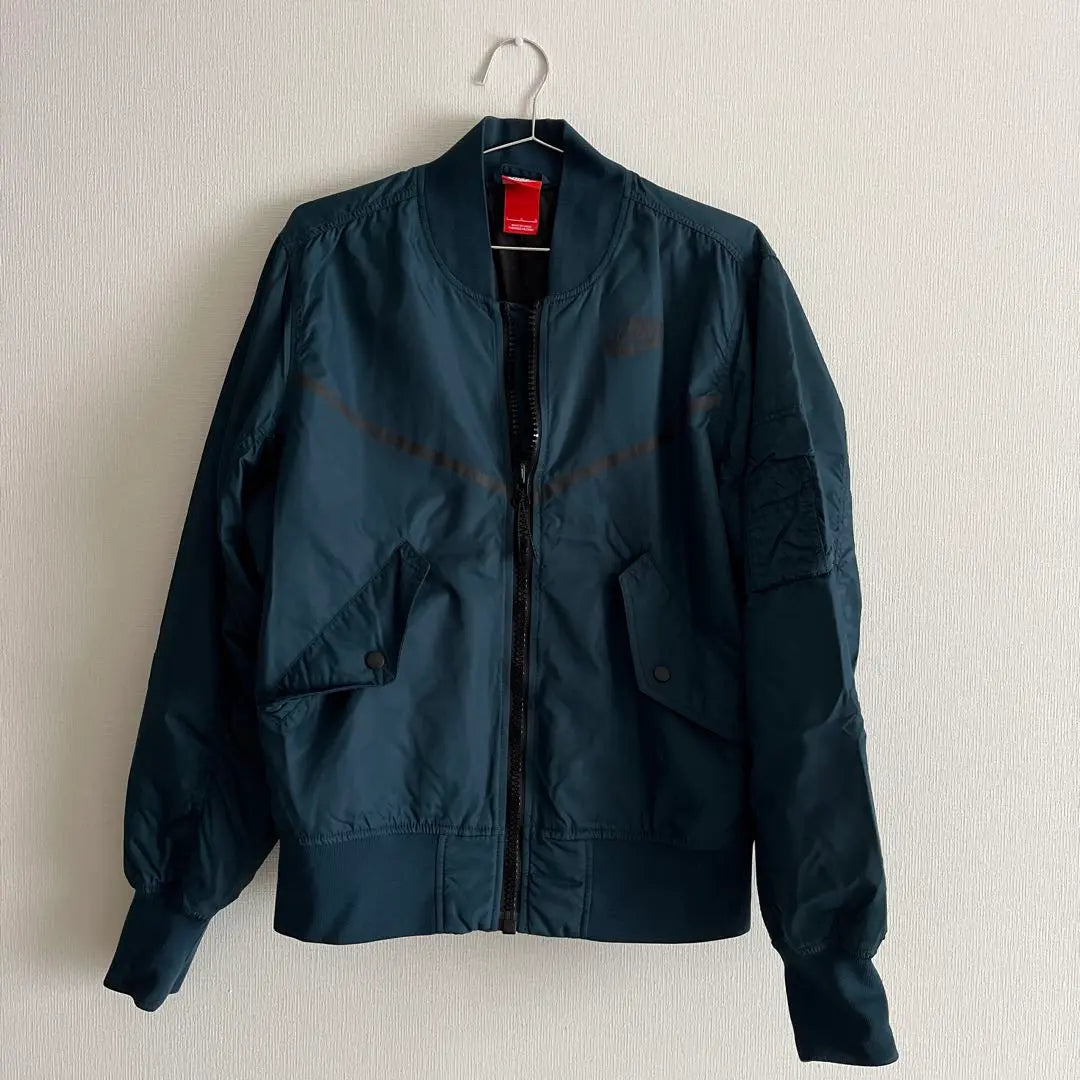 NIKE Dark Blue MA-1 Flight Jacket L