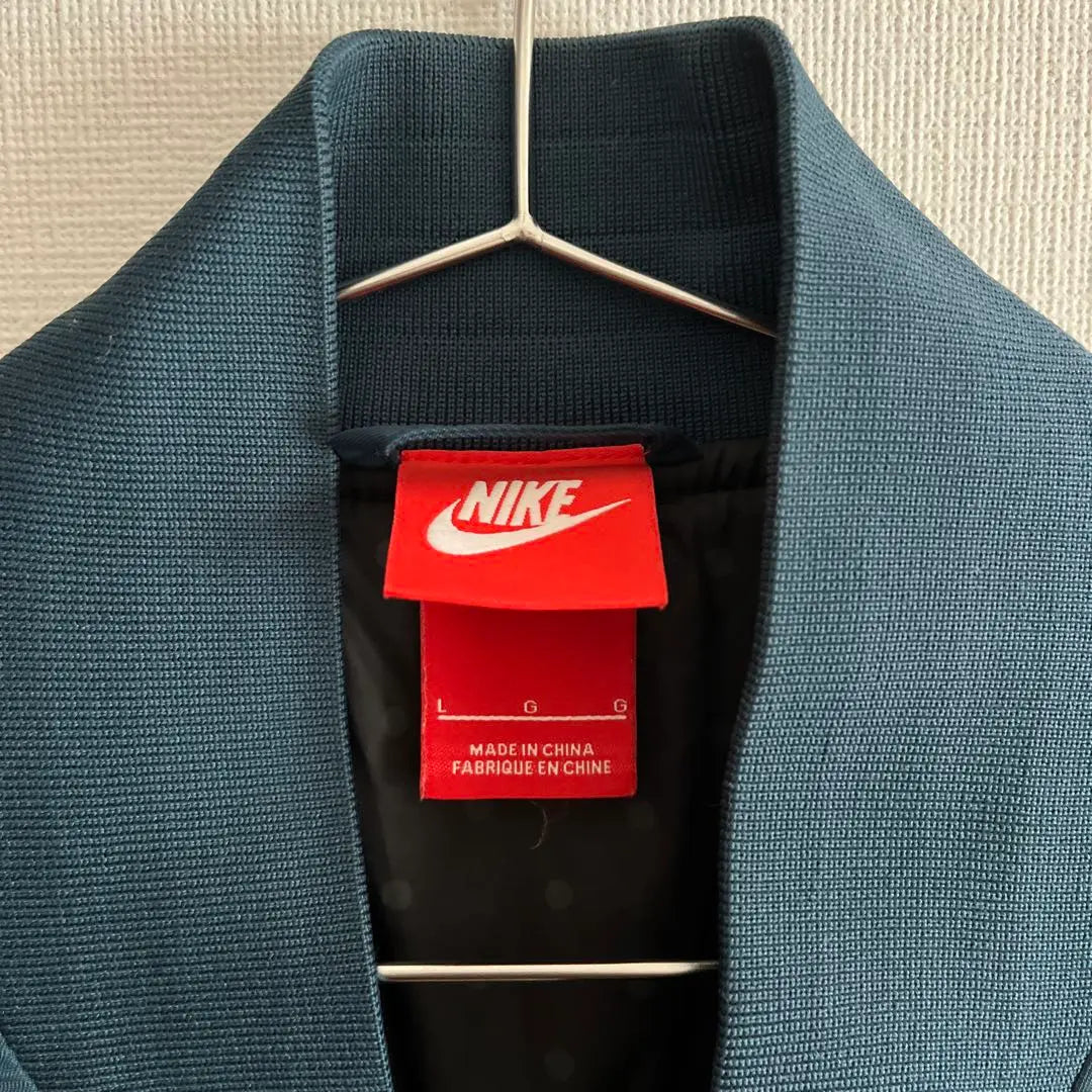 NIKE Dark Blue MA-1 Flight Jacket L