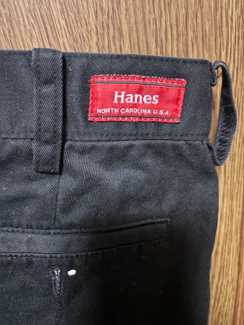 Hanes Black Chino Pants