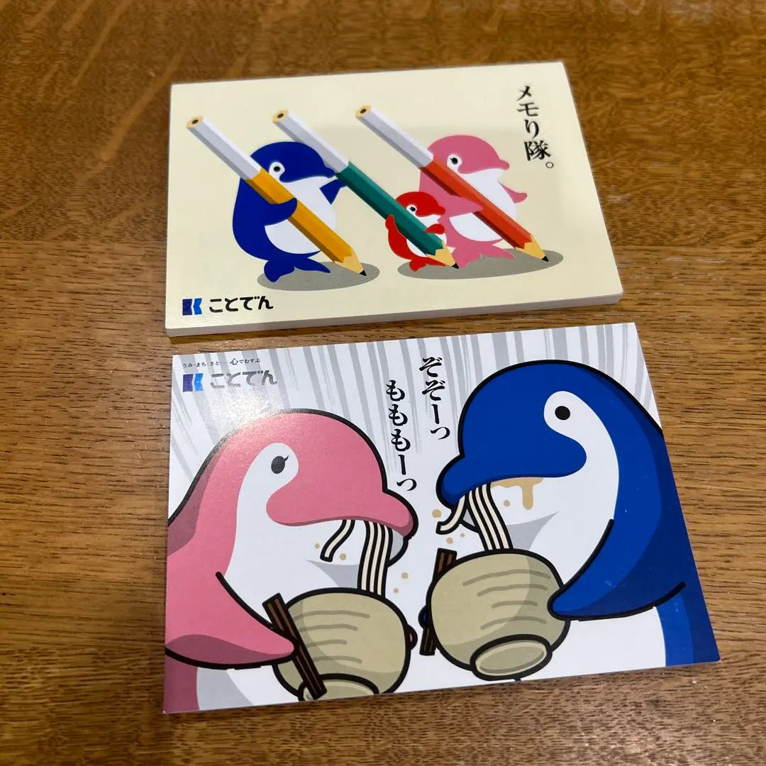 New Kotoden Kotoden Koto-chan Kotomi-chan Dolphin Notepad 2 volumes set