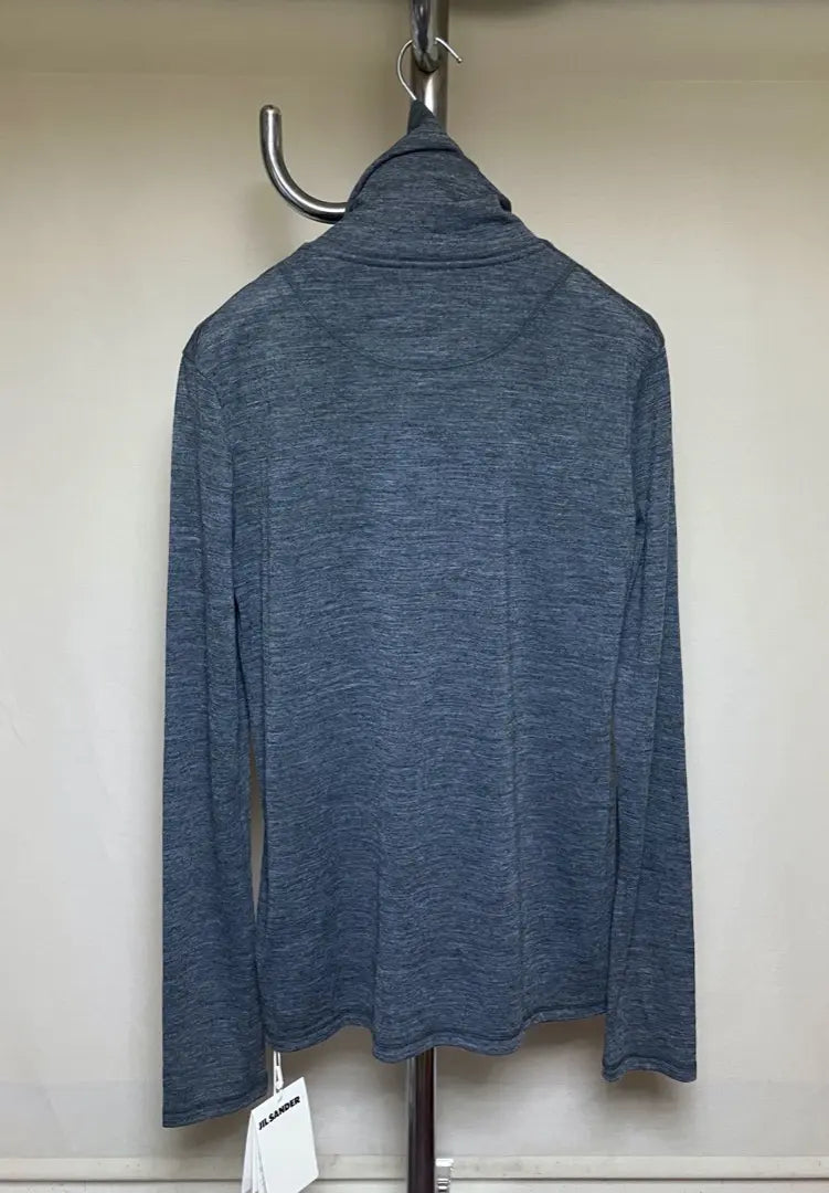 New XL 24aw JIL SANDER half zip logo knit 17387