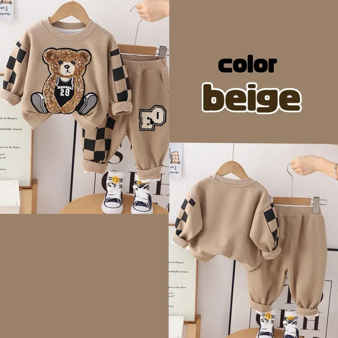 Ropa para niños Configuración Pantalones de manga larga para niños Sudadera Corea 110