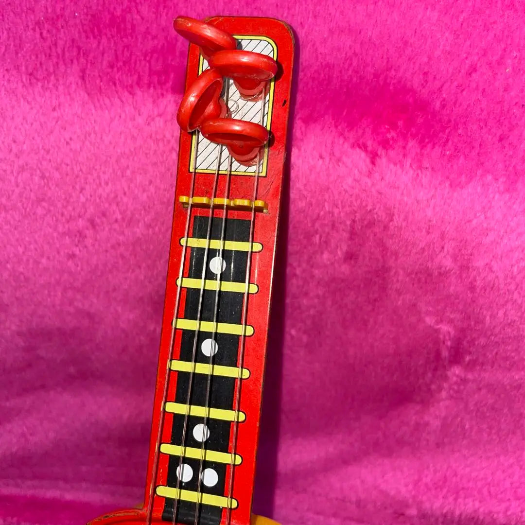 Tin Guitar Toy MADE IN JAPAN