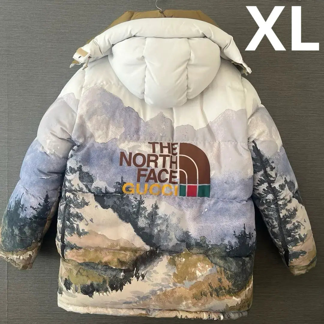 Big sale final price reduction ★Shipping Wednesday ★GUCCI North Face XL down for about 400,000 yen