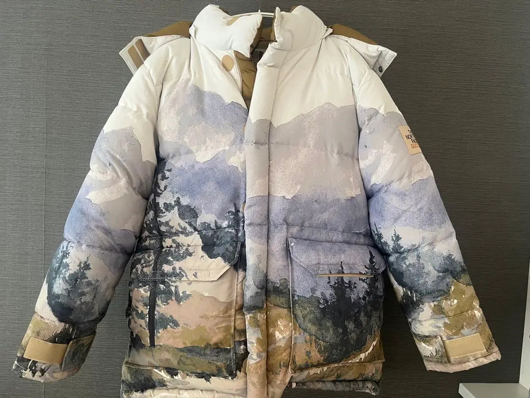 Big sale final price reduction ★Shipping Wednesday ★GUCCI North Face XL down for about 400,000 yen