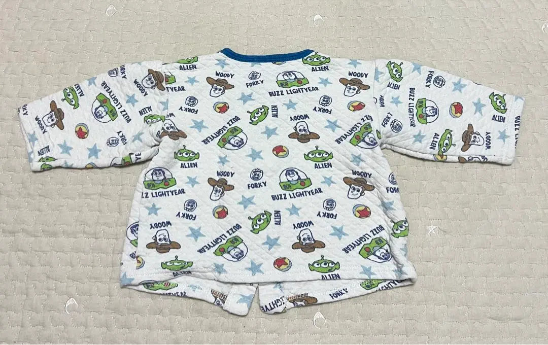 Pijama acolchado de Toy Story con faja abdominal, mangas largas, pantalones largos, botón delantero 90