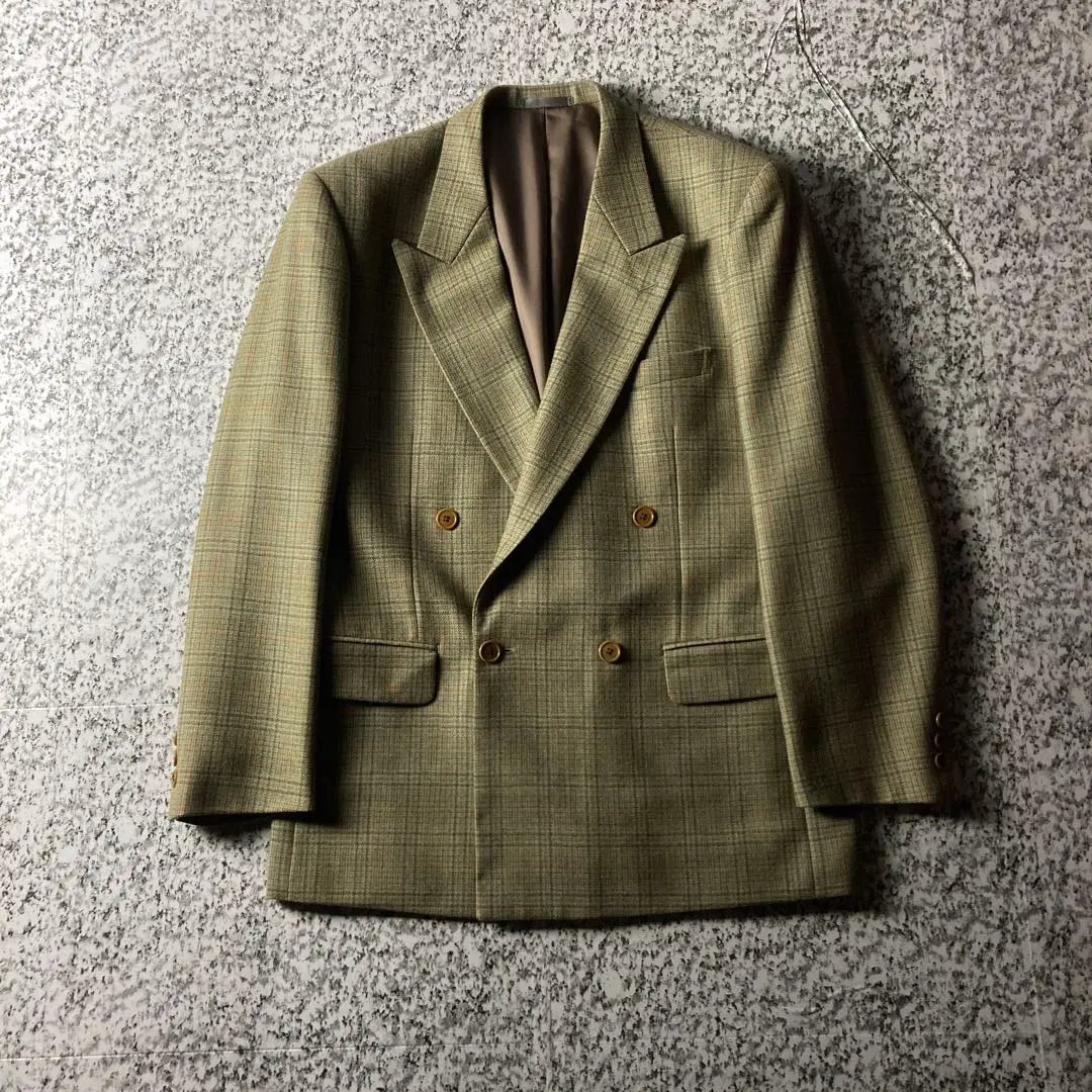 [90s made in Japan] Paul Miss London Double Breast Wool Teering Jacket