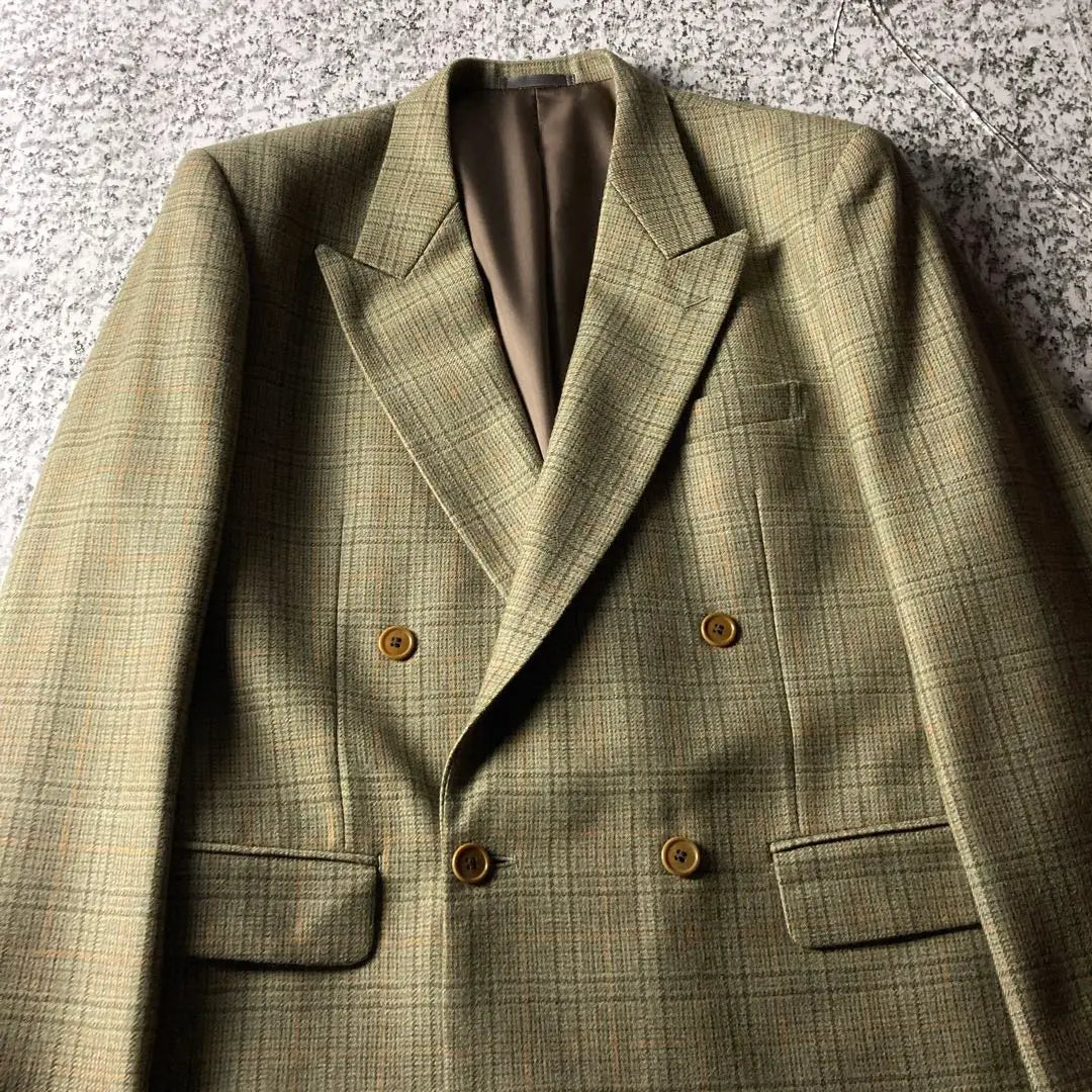 [90s made in Japan] Paul Miss London Double Breast Wool Teering Jacket