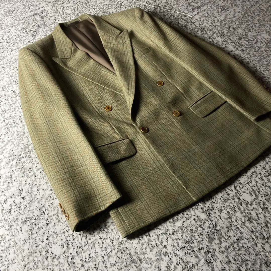 [90s made in Japan] Paul Miss London Double Breast Wool Teering Jacket