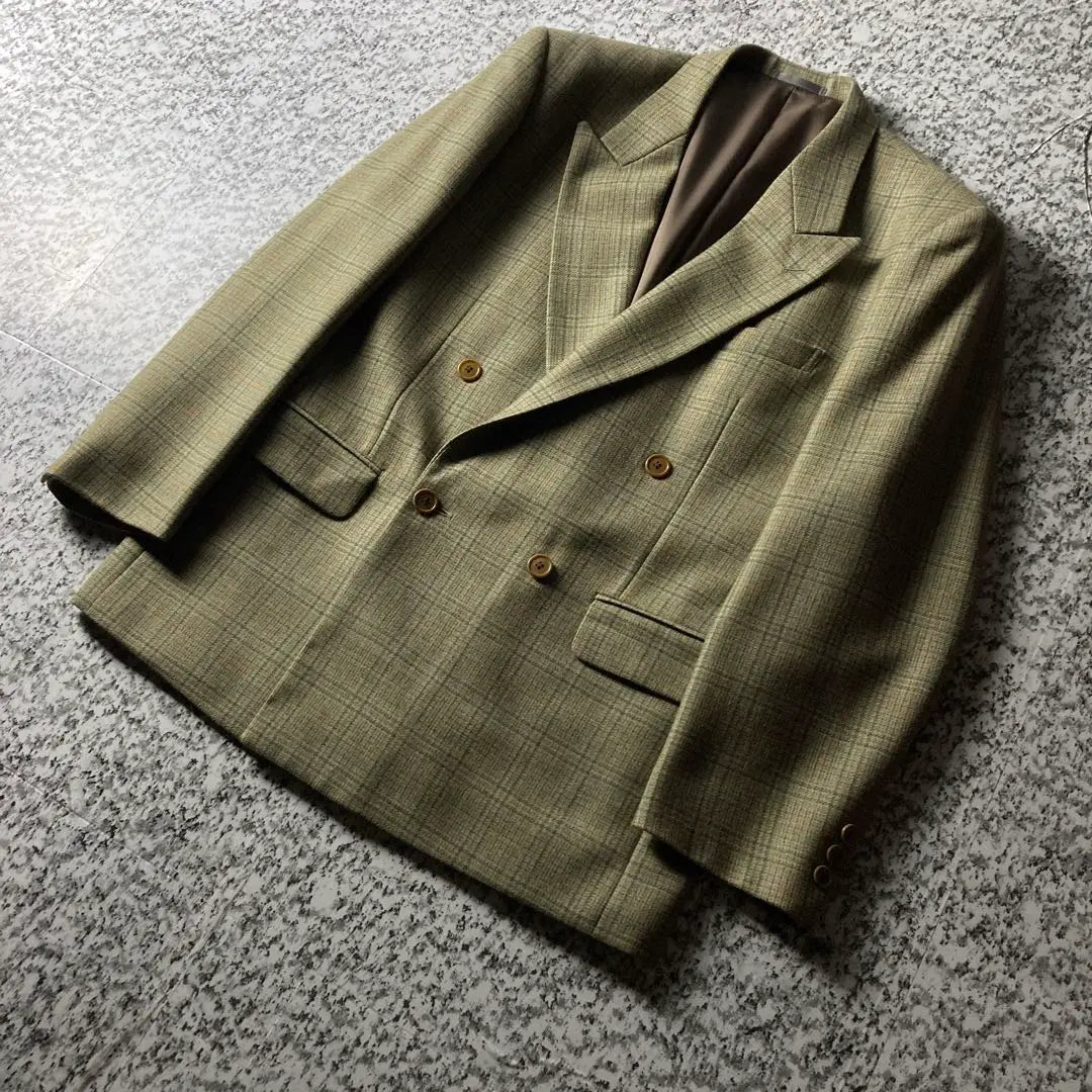 [90s made in Japan] Paul Miss London Double Breast Wool Teering Jacket