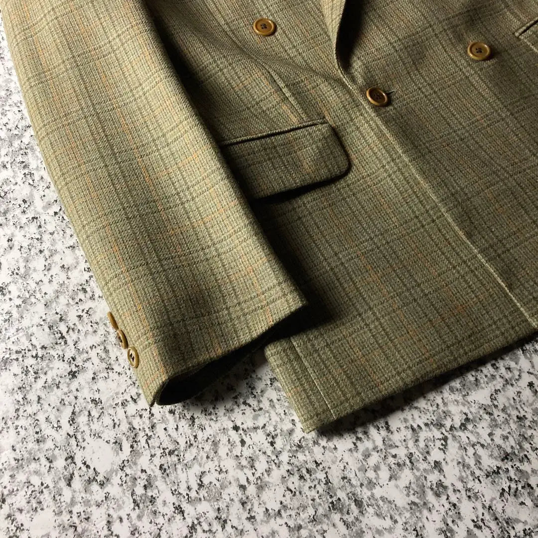 [90s made in Japan] Paul Miss London Double Breast Wool Teering Jacket