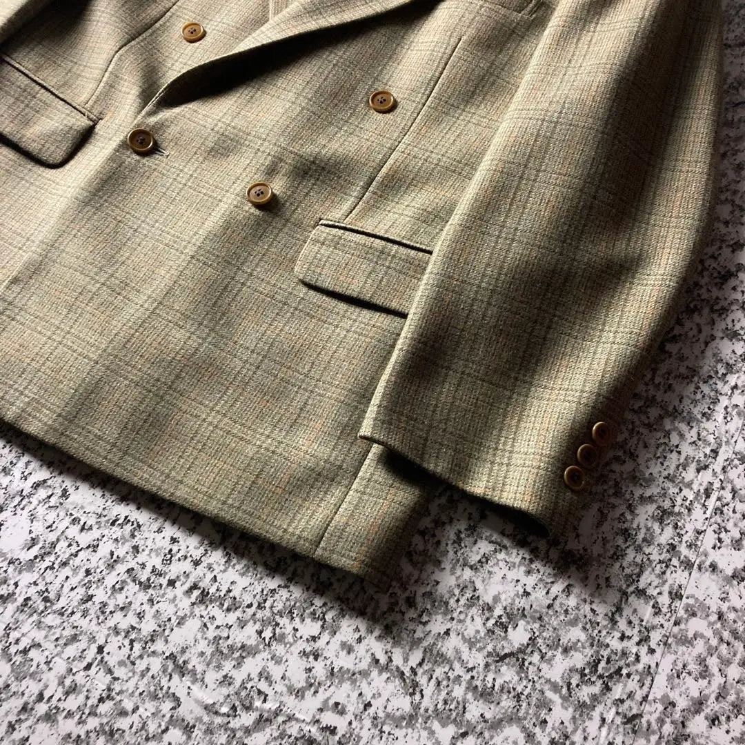 [90s made in Japan] Paul Miss London Double Breast Wool Teering Jacket