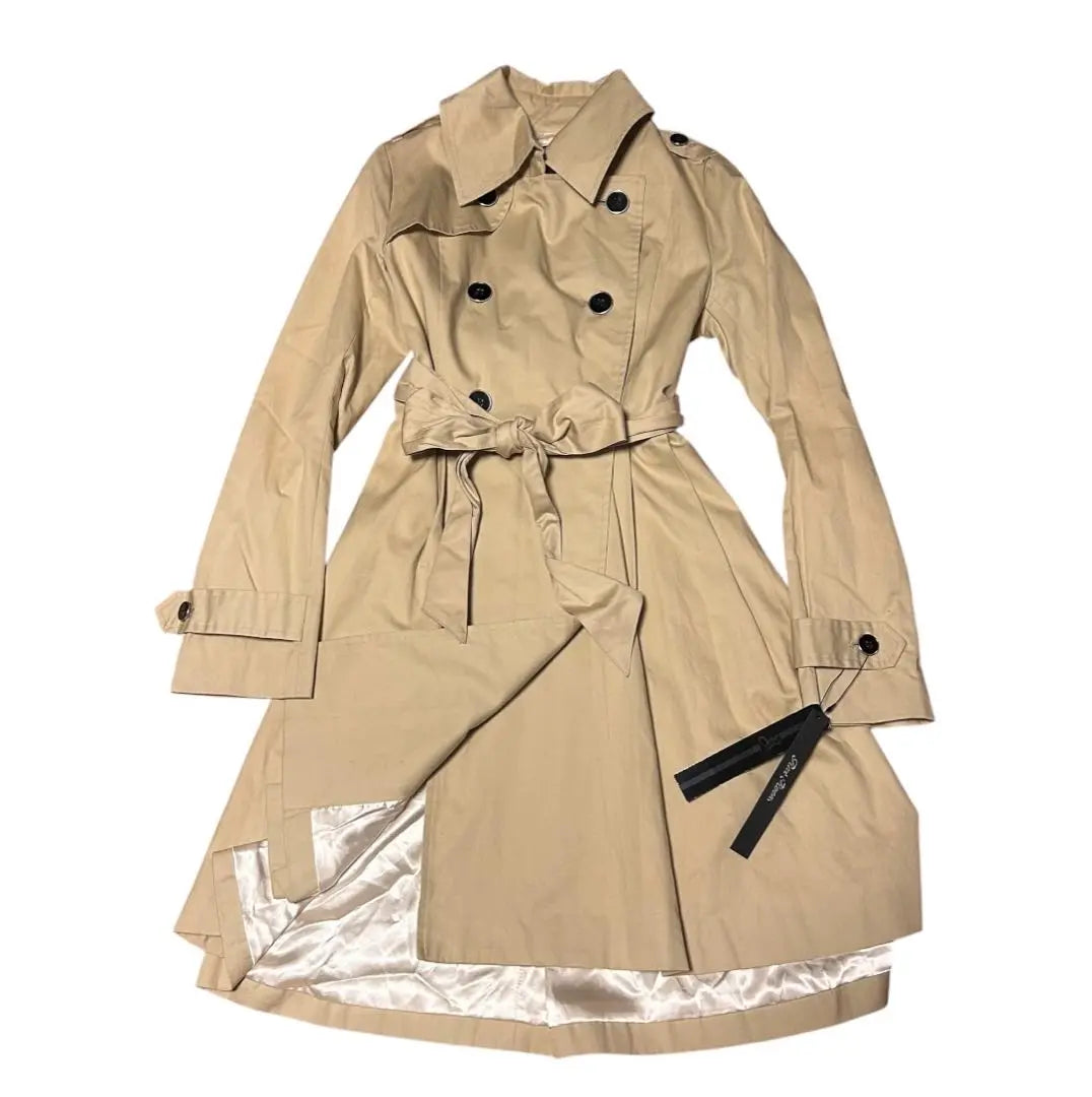 New tag included✨】Special price✨】Rat Roen Beige Double Breasted Trench Coat