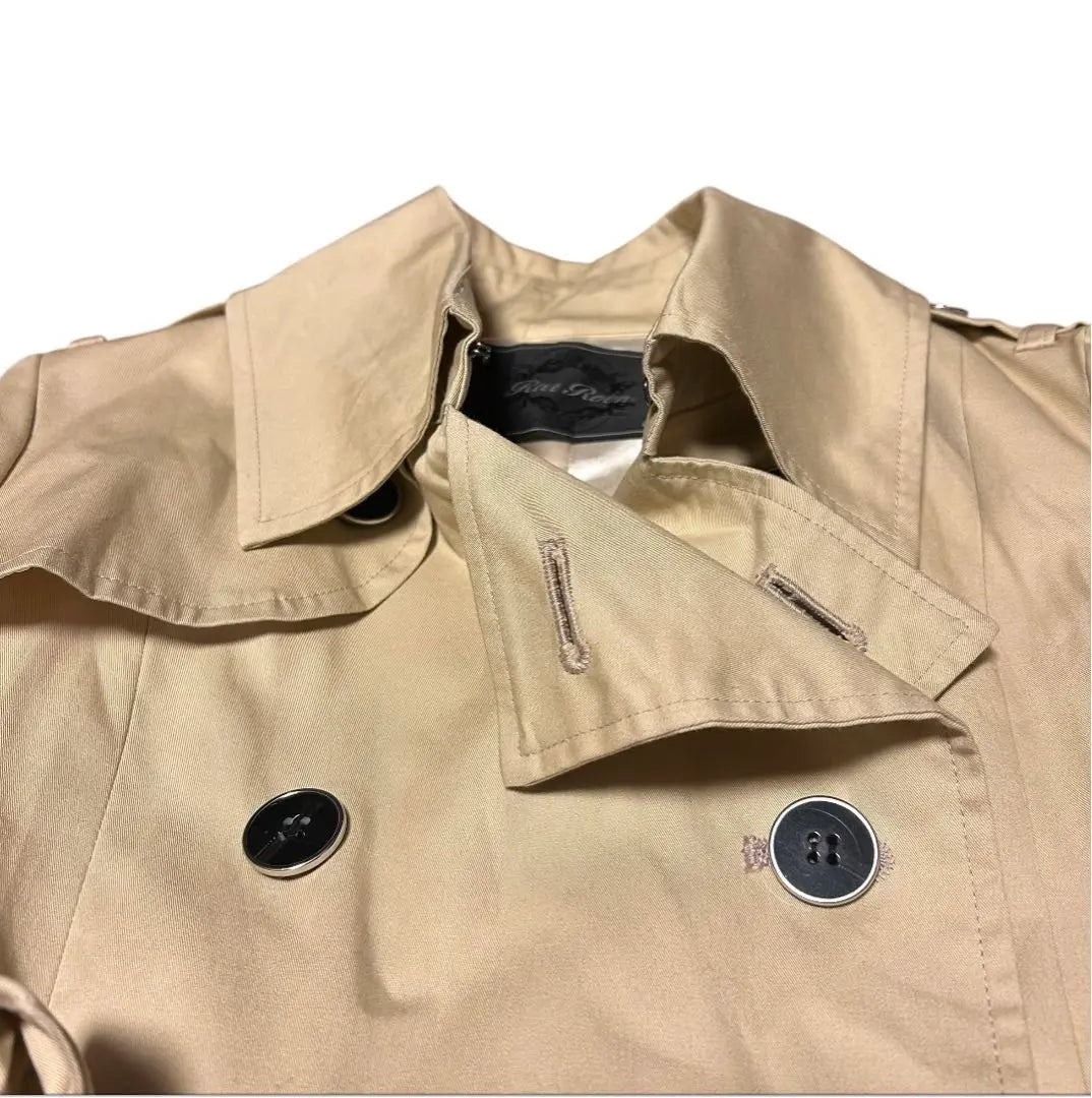 New tag included✨】Special price✨】Rat Roen Beige Double Breasted Trench Coat