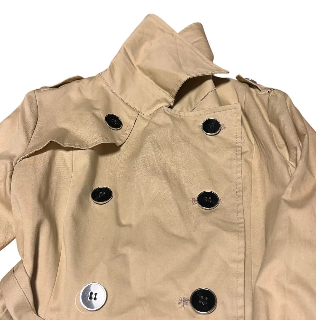 New tag included✨】Special price✨】Rat Roen Beige Double Breasted Trench Coat