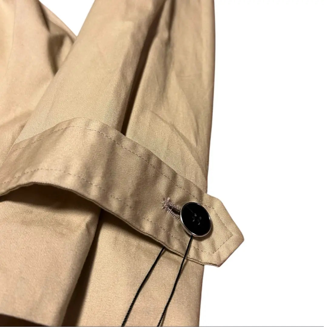 Nueva etiqueta incluida✨】Precio especial✨】Gabardina cruzada beige Rat Roen