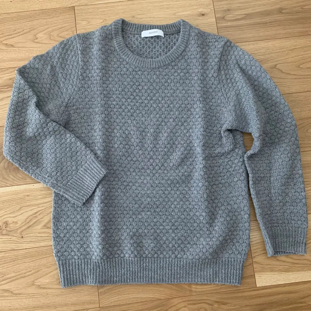 INHERIT Sweater Gray M Good condition