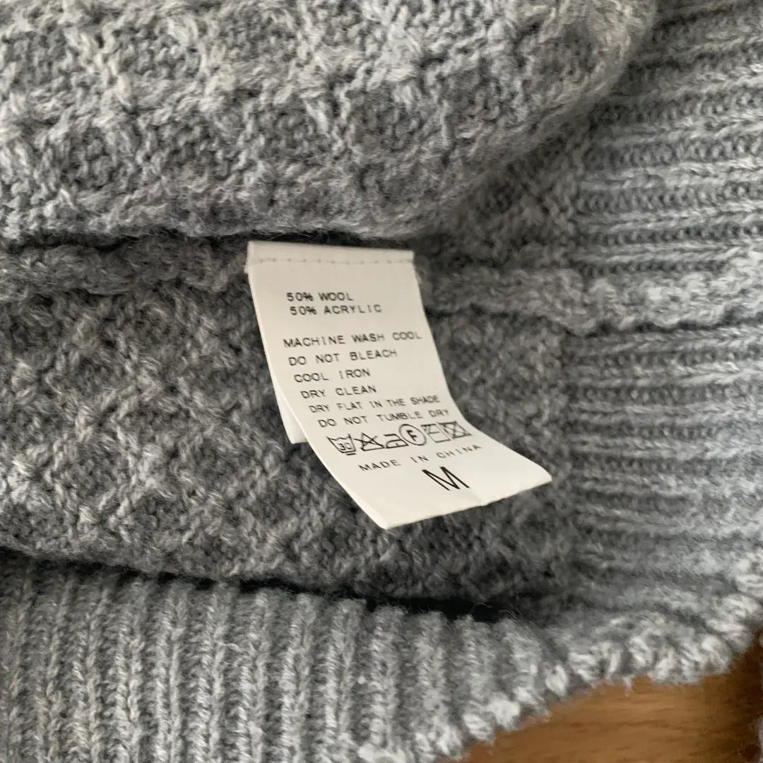 INHERIT Sweater Gray M Good condition