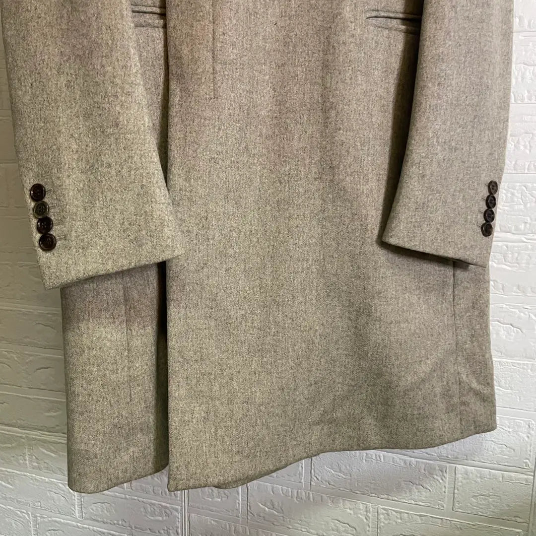 Genuine 09aw Dior homme Wrap Coat Grey 46 | 正規品 09aw Dior homme ラップコート グレー 46