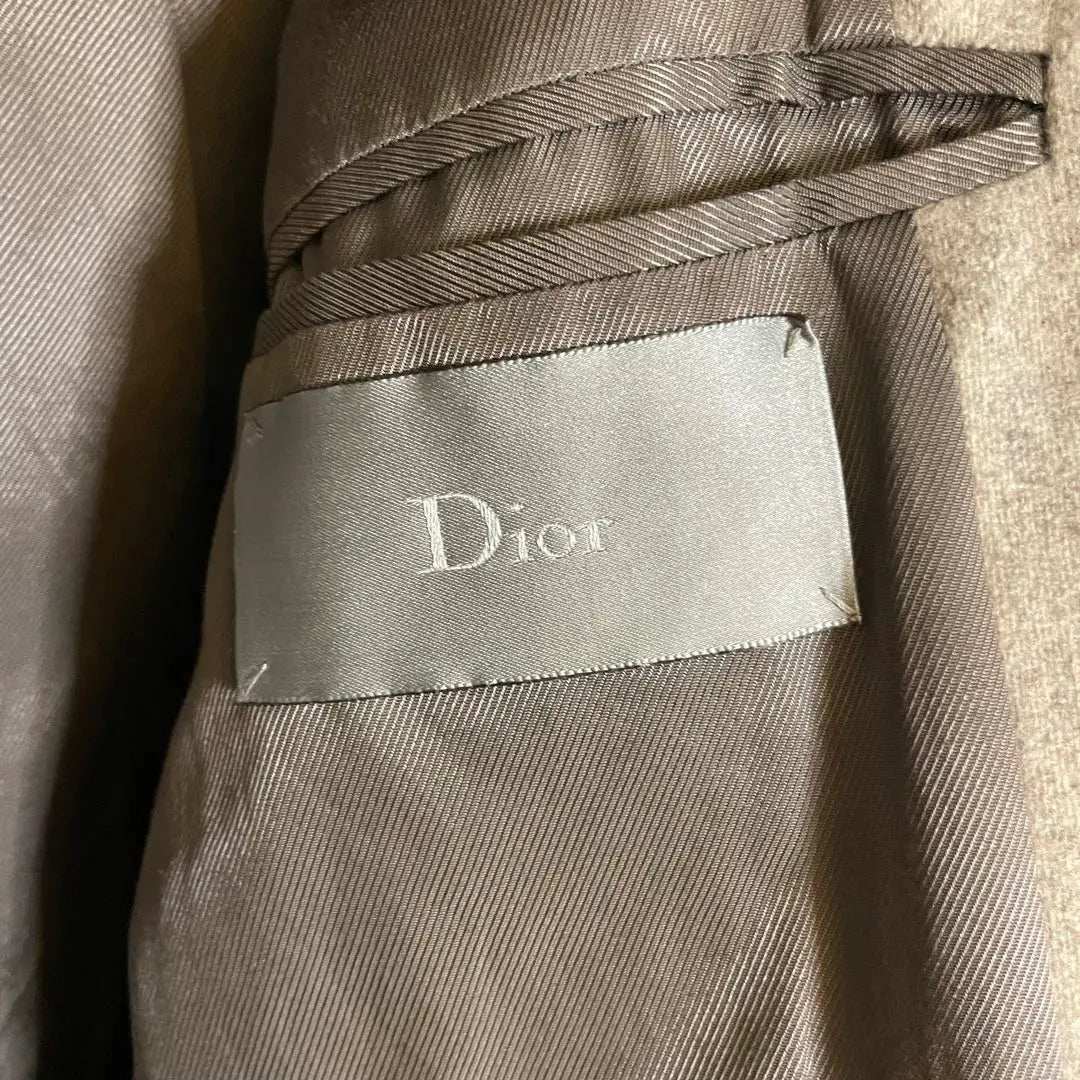 Abrigo cruzado genuino 09aw Dior homme Gris 46 | 正規品 09aw Dior homme ラップコート グレー 46