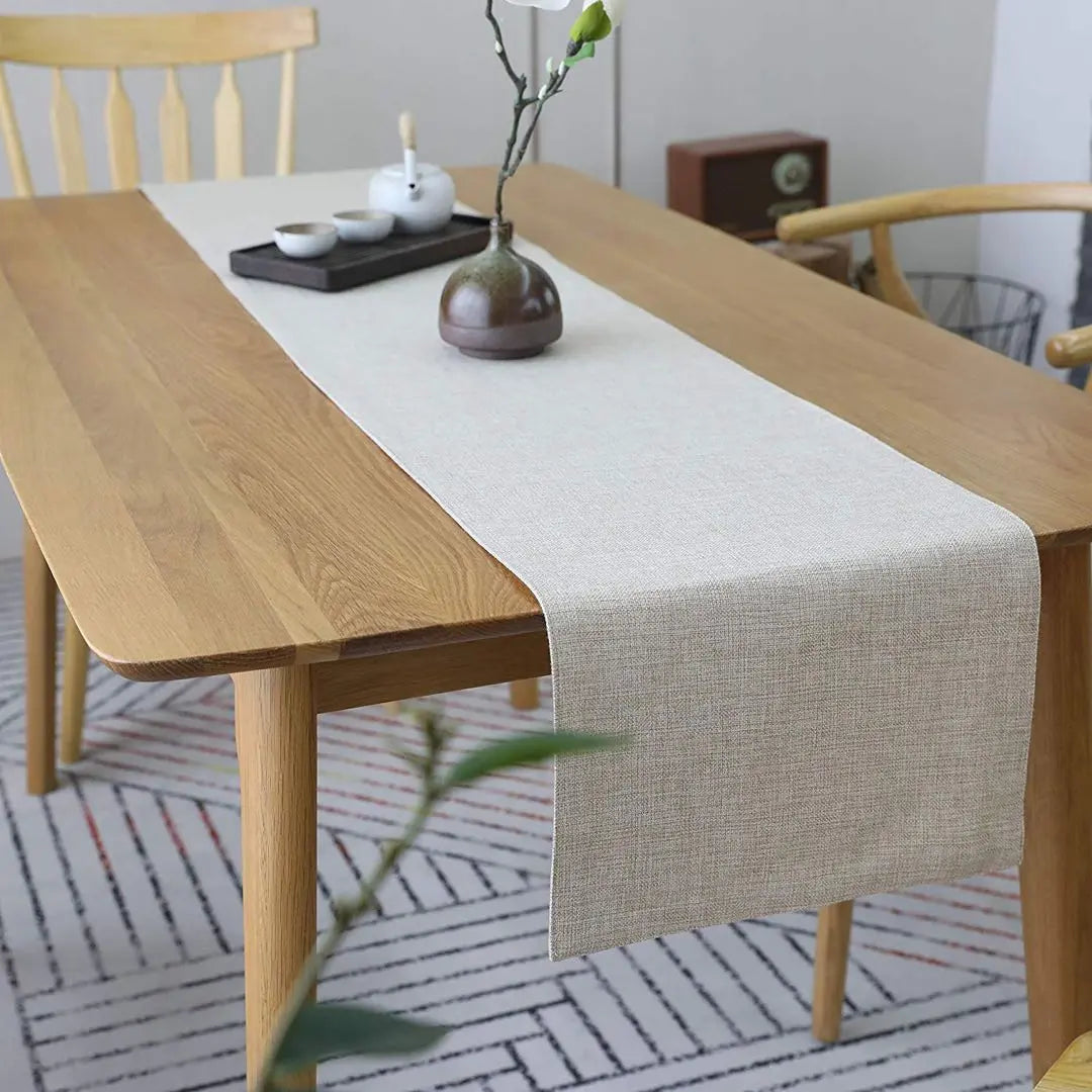 Table runner linen Christmas dining table runner | テーブルランナー リネン クリスマス ダイニングテーブルランナー