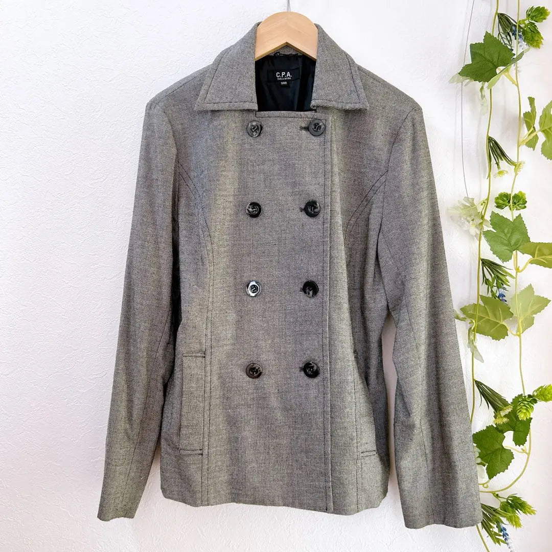 [C.P.A] Seapie (9AR/m) Peacoat/Double button/Beautiful | 【C.P.A】シーピーエー(9AR/M)ピーコート/ダブルボタン/キレイめ