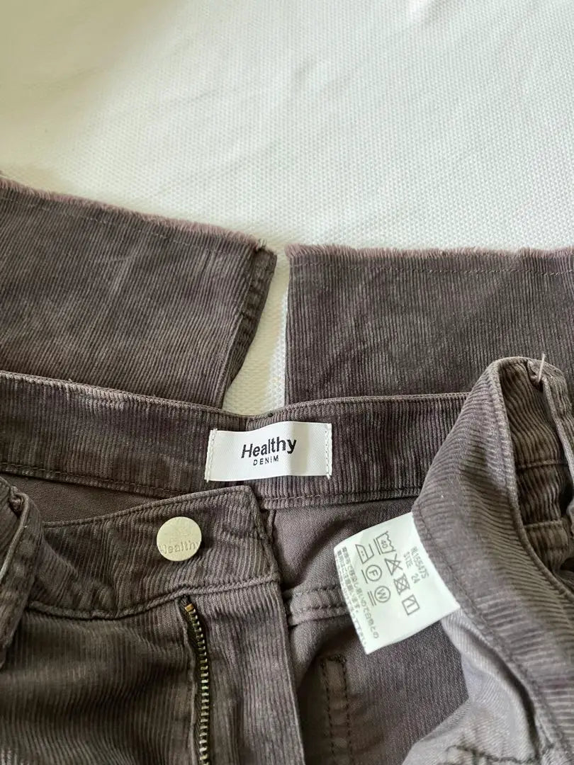 ★Pantalones de pana marrón oscuro Healthy denim Healthy denim 24★