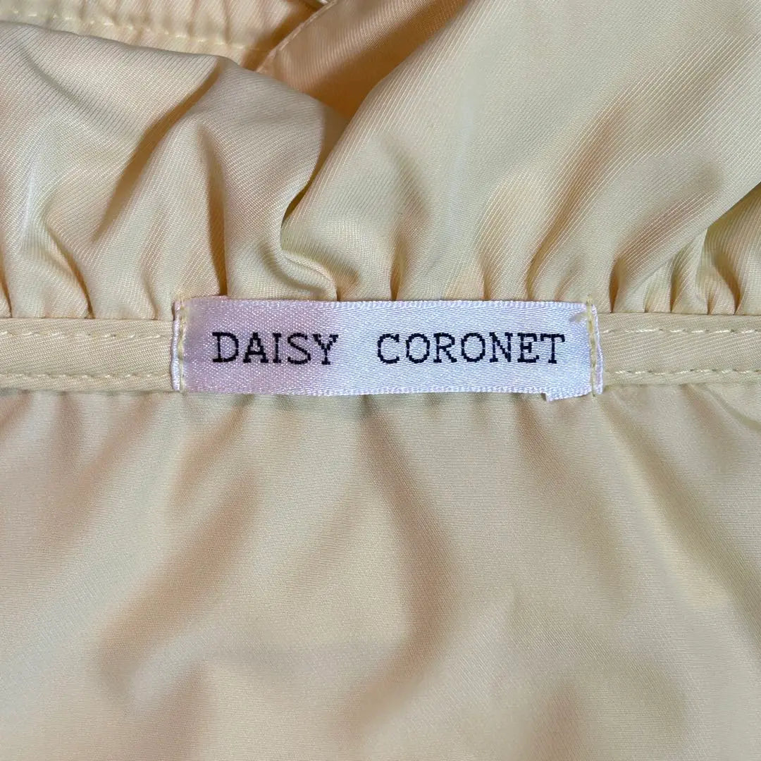 Productos bonitos Chaqueta Daisy Coronet Cuello con volantes Haori ML Amarillo | 訳あり美品 デイジーコロネット ジャケット 羽織り フリル襟 ML イエロー