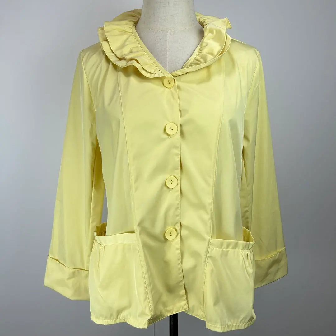 Productos bonitos Chaqueta Daisy Coronet Cuello con volantes Haori ML Amarillo | 訳あり美品 デイジーコロネット ジャケット 羽織り フリル襟 ML イエロー