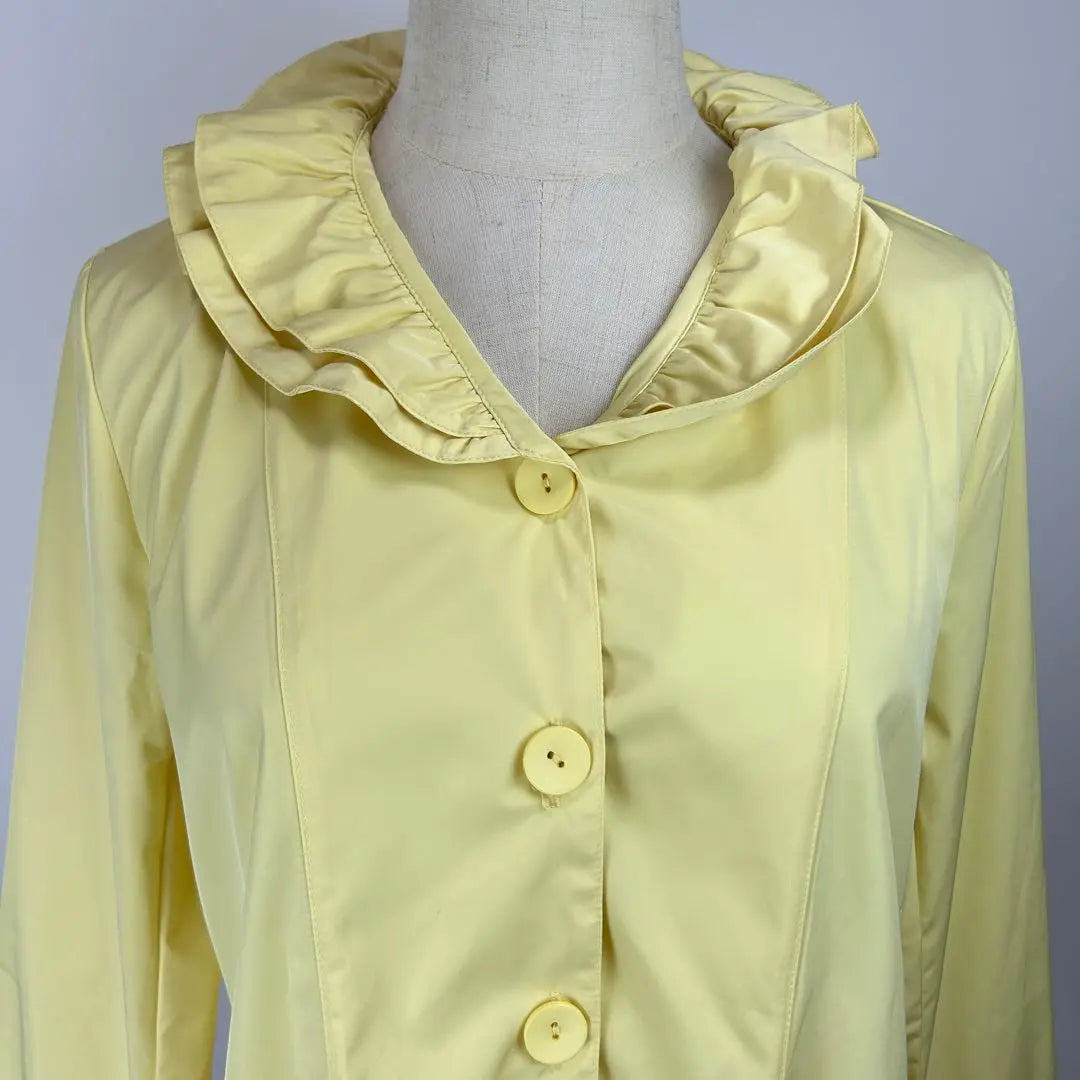 Productos bonitos Chaqueta Daisy Coronet Cuello con volantes Haori ML Amarillo | 訳あり美品 デイジーコロネット ジャケット 羽織り フリル襟 ML イエロー