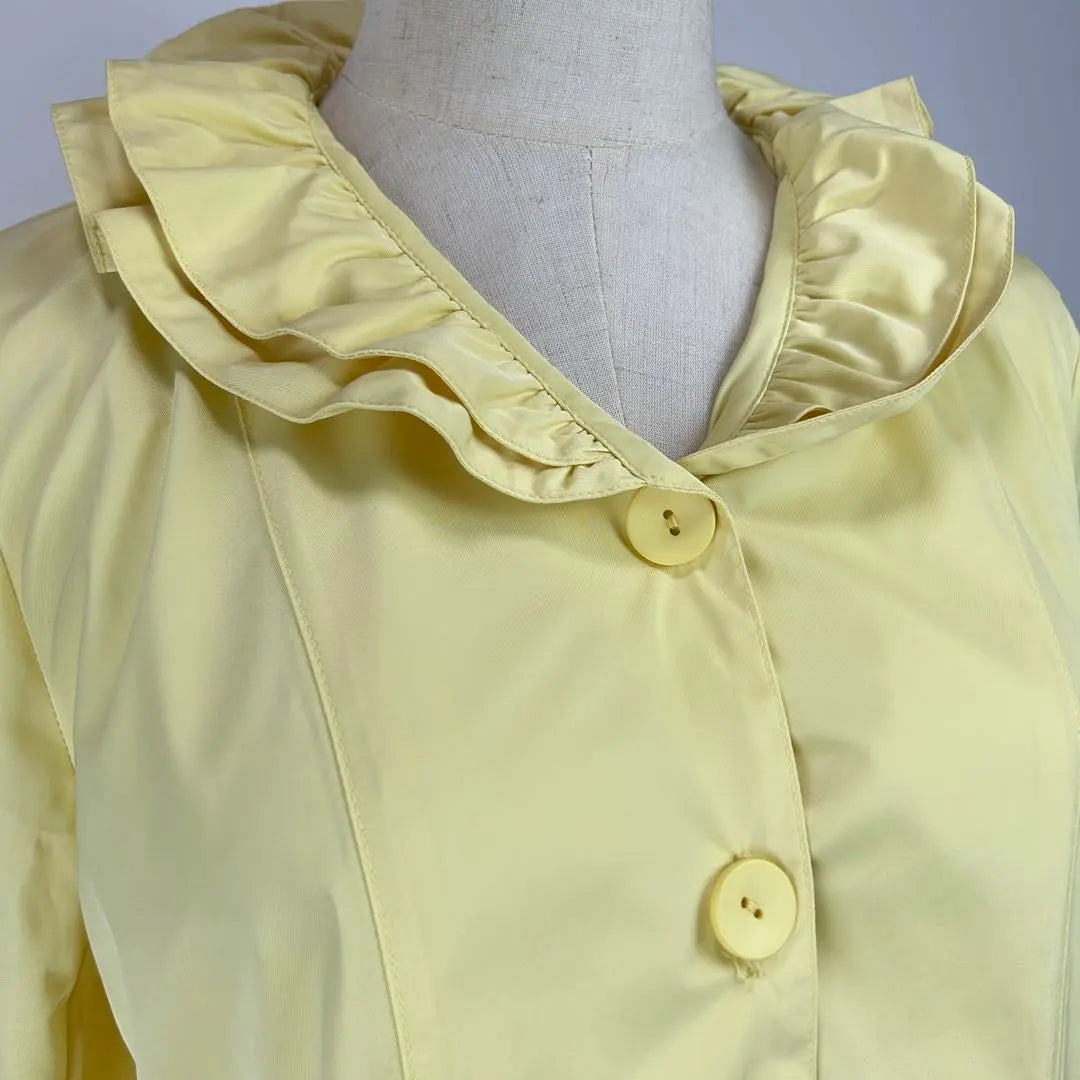 Productos bonitos Chaqueta Daisy Coronet Cuello con volantes Haori ML Amarillo | 訳あり美品 デイジーコロネット ジャケット 羽織り フリル襟 ML イエロー