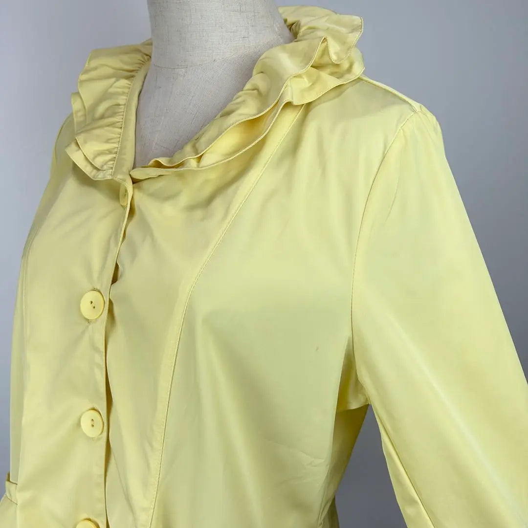 Productos bonitos Chaqueta Daisy Coronet Cuello con volantes Haori ML Amarillo | 訳あり美品 デイジーコロネット ジャケット 羽織り フリル襟 ML イエロー