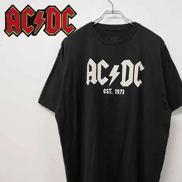 [Used clothing] AC/DC Rock Big Logo Band T-shirt L