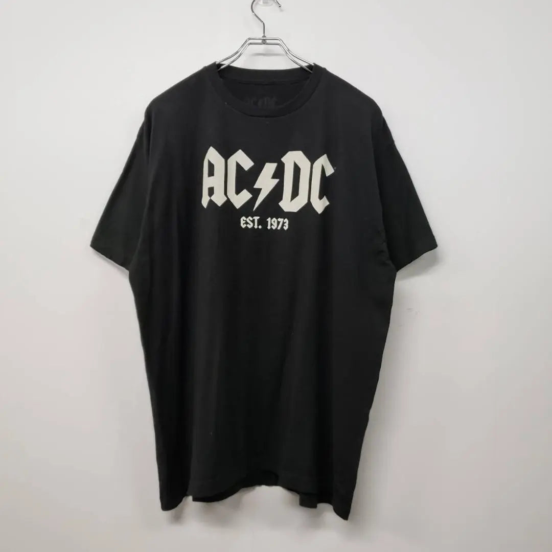 [Used clothing] AC/DC Rock Big Logo Band T-shirt L