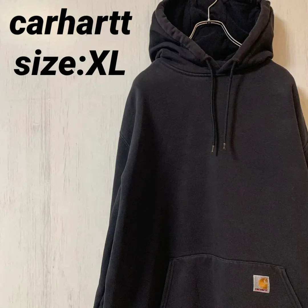 [Raro] Sudadera con capucha Carhartt negra talla XL