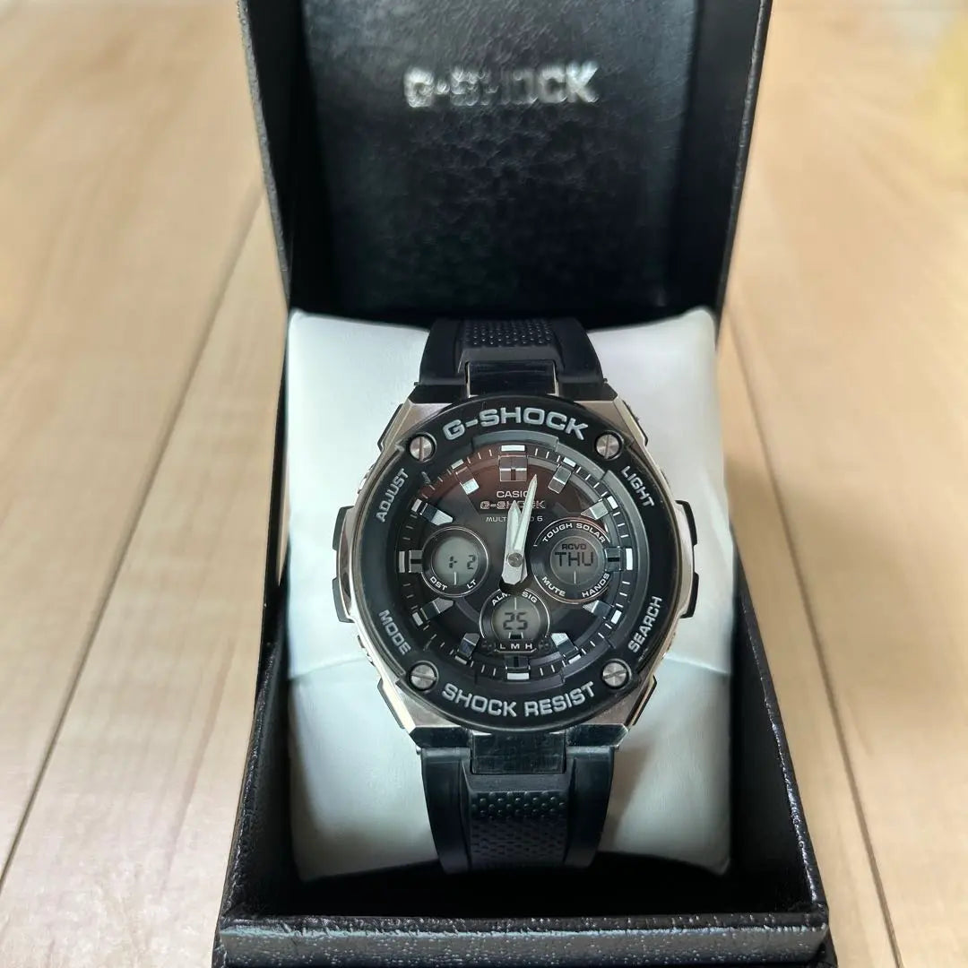 [Producto popular] Correa de cinturón solar con radio G-Shock GST-W300 Atención