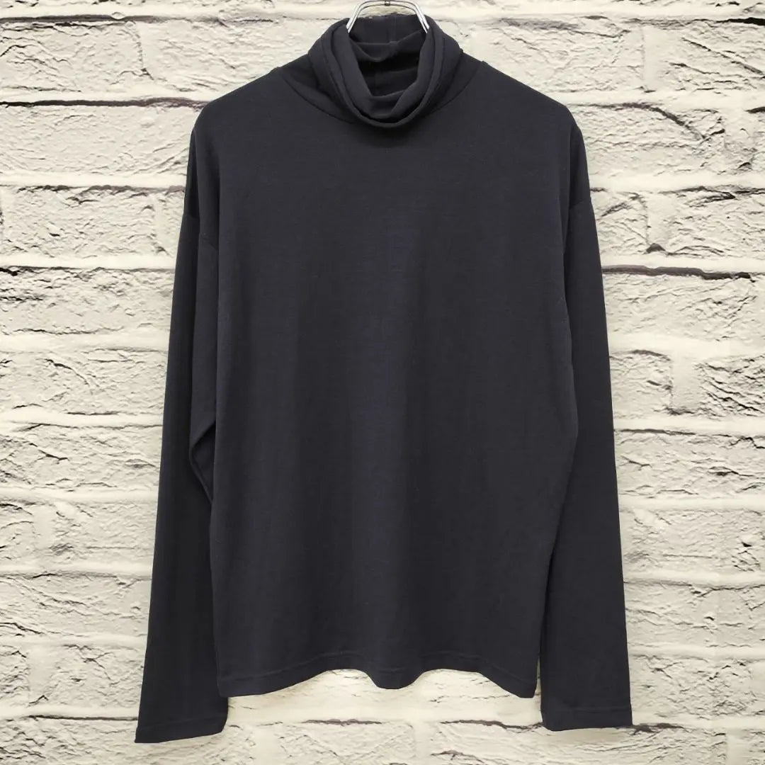 R3282 EVERNAVY [M] Turtle neck long sleeve cut -and -sleeve navy | R3282 evernavy 【M】 タートルネック長袖カットソー ネイビー