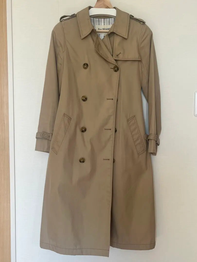 Ray BEAMS Trench Coat Beige