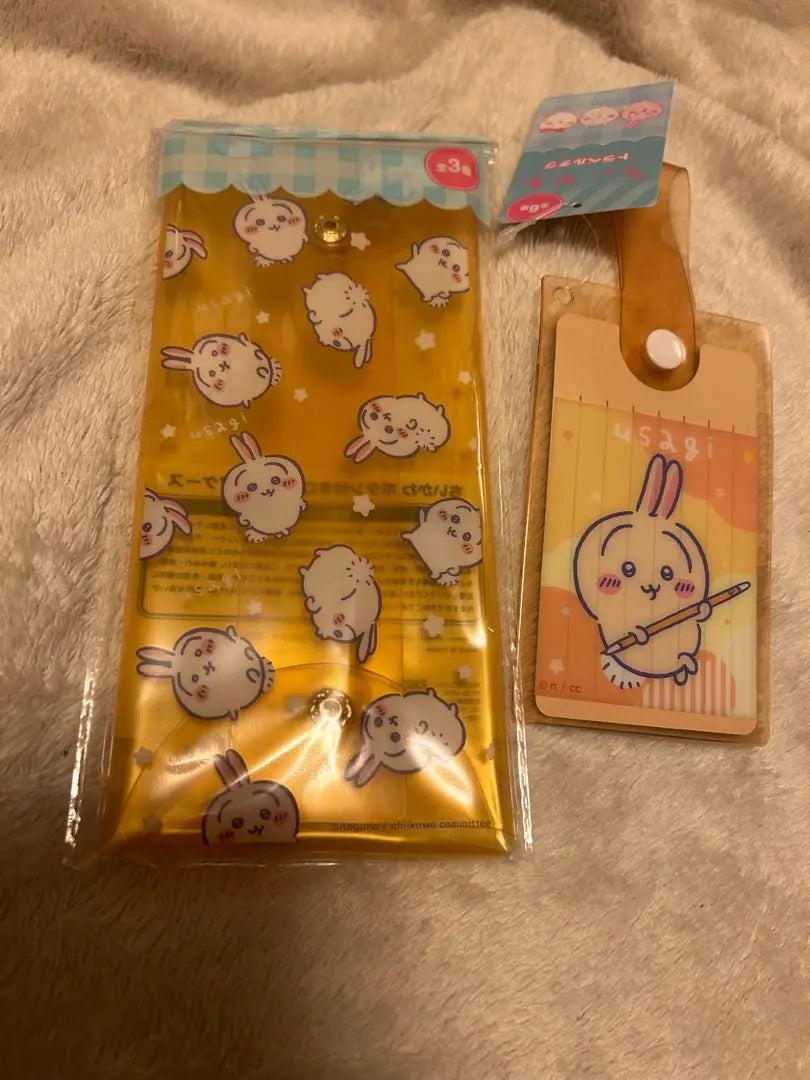 Chiikawa Clear Case and Travel Tag Rabbit