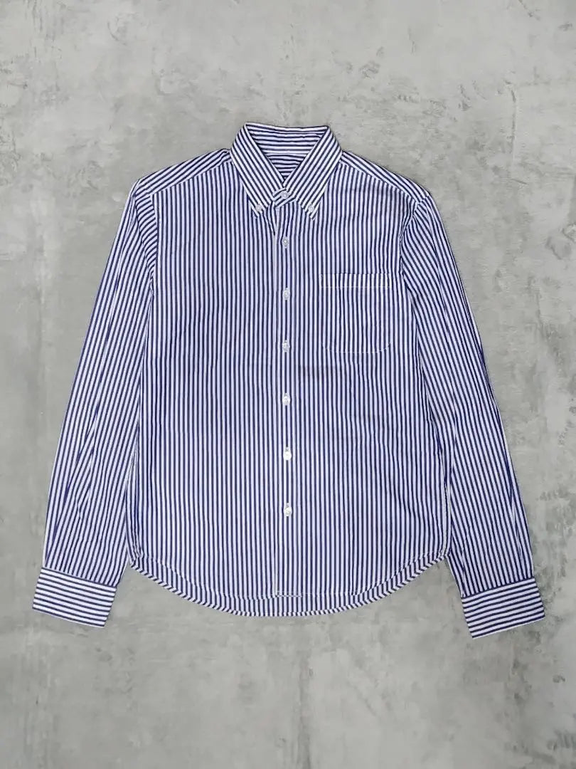 Very popular SOPHNET Button Down Stripe Long Sleeve Shirt