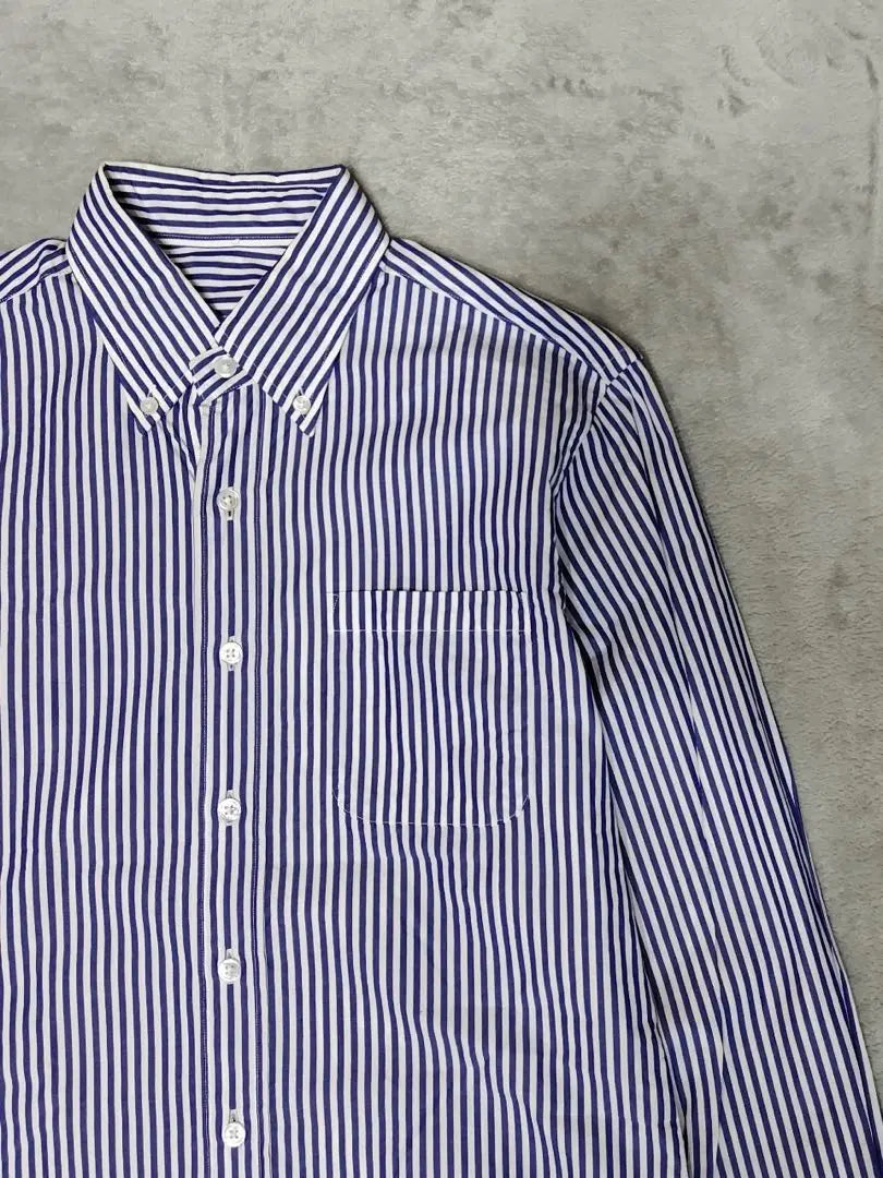 Very popular SOPHNET Button Down Stripe Long Sleeve Shirt