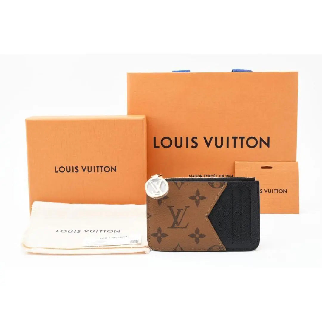 [Almost New] Louis Vuitton Monogram Reverse Porto Cult Romy Card | 【ほぼ新品】ルイヴィトン モノグラム リバース ポルト カルト ロミー　カード