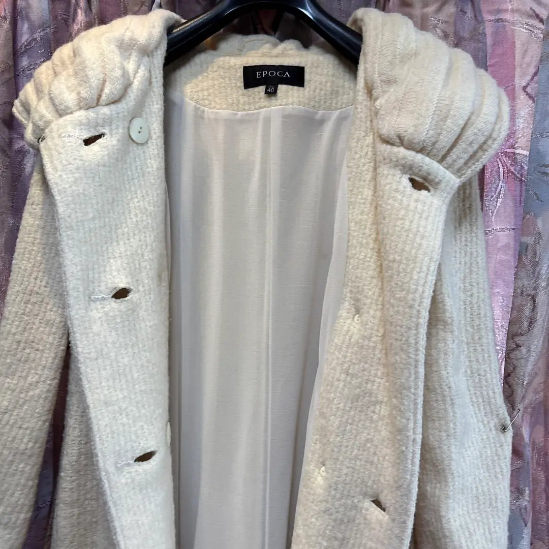 EPOC Ivory Duffle Coat