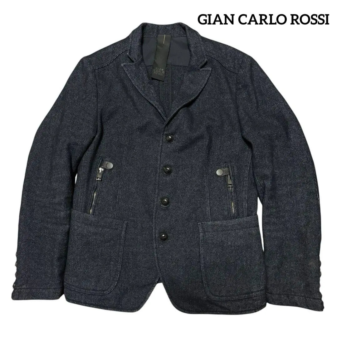 GIAN CARLO ROSSI Denim-like Jacket for Men 44 S Equivalent