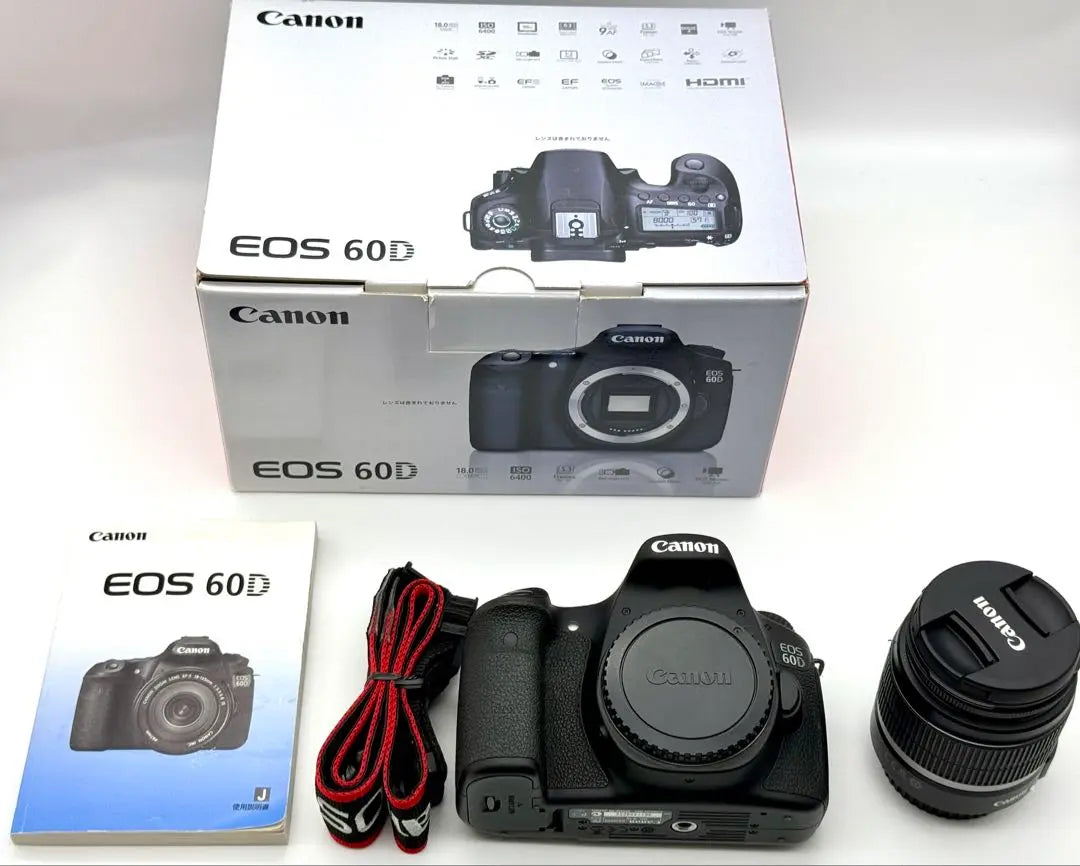 Canon EOS 60D digital SLR camera with 18-55mm lens