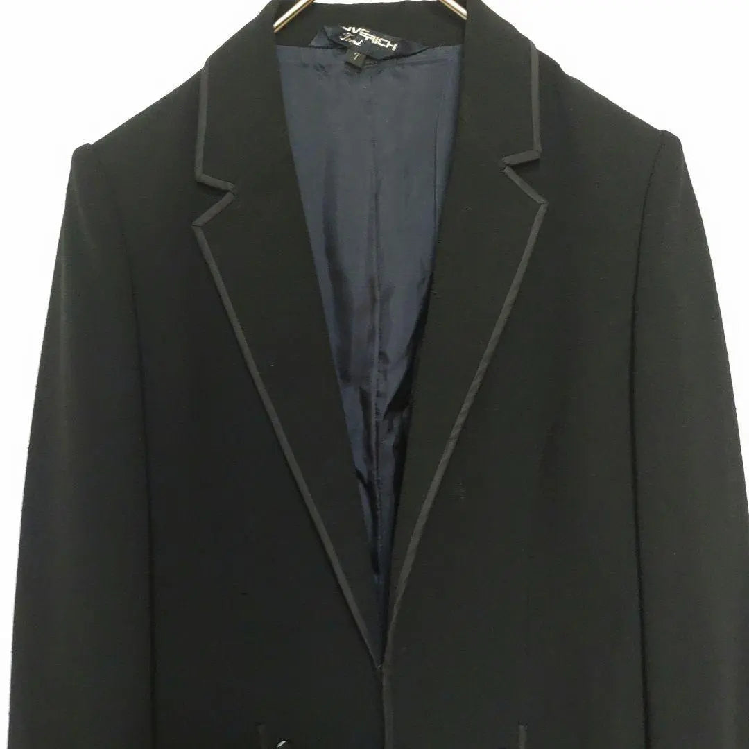 Jacket Tailored Formal Business Solid Correspondence in Japan Black No. 7 S | ジャケット テーラード フォーマル ビジネス 無地 日本製 黒 7号 S