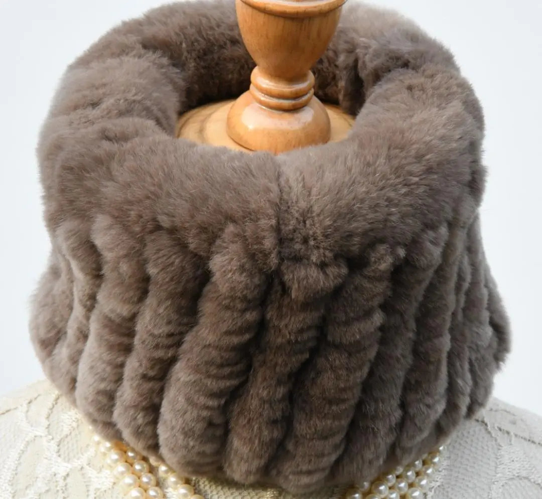 ◆New◆Limited Soft Fur Rex Braided◆Snood Fur